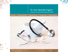 Tablet Screenshot of angerer-komplementaermedizin.com